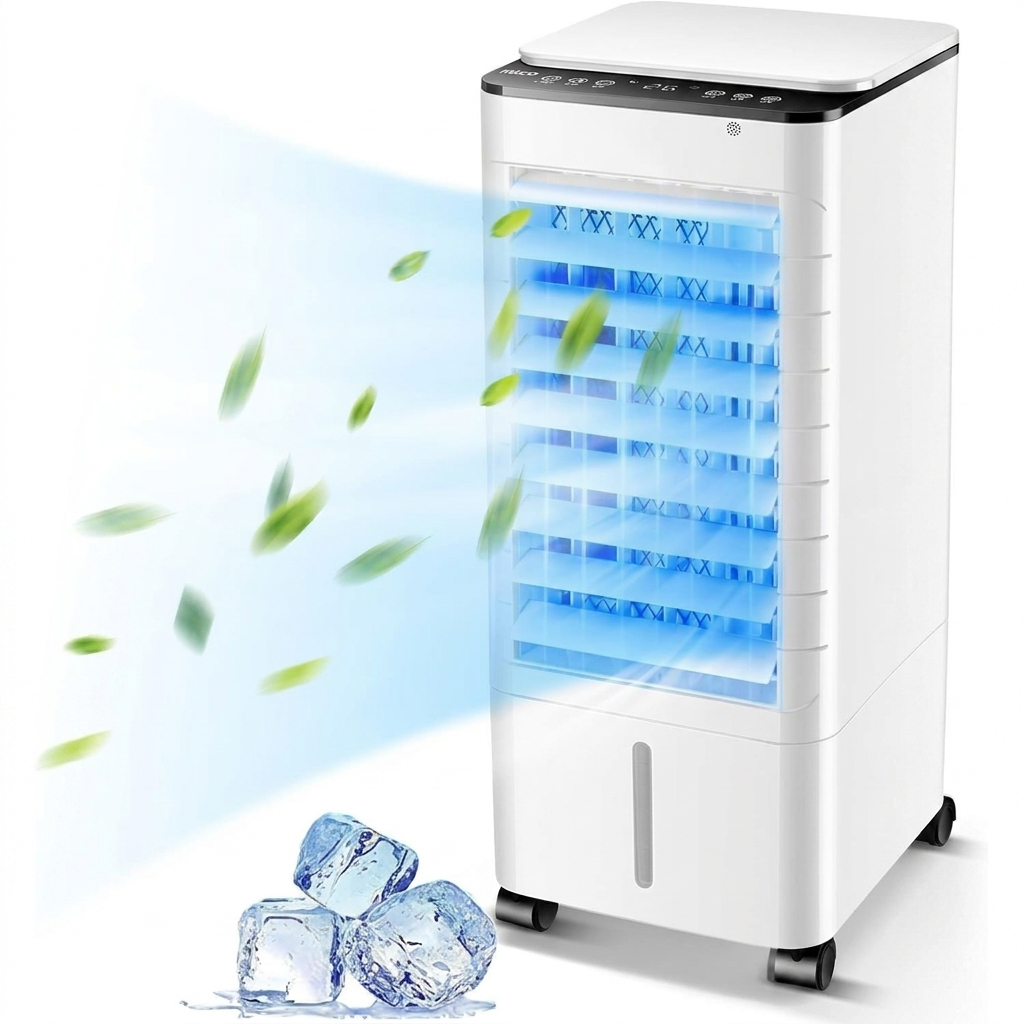 3-in-1 Ductless Portable Air Cooler with Large-Capacity Tank