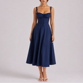Robe Midi Corset avec Bustier