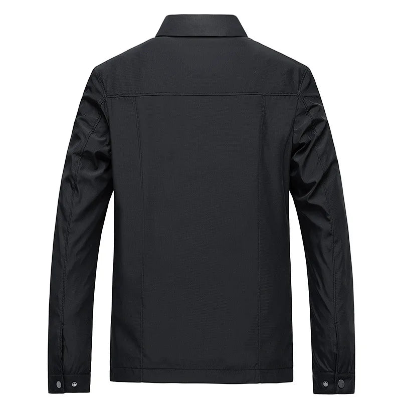 Veste Déperlante Homme – Coupe Nette et Col Classique Style Intemporel