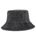 Bucket hat bob de soleil en coton lavé pour homme y femme plein air