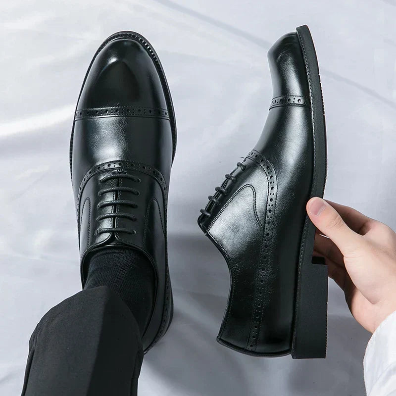 Chaussures en Cuir Homme – Semelle Matelassée et Style Intemporel Raffiné