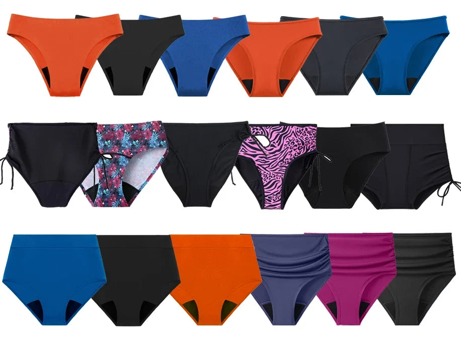 Culotte De Bain De Période Absorbante Haute