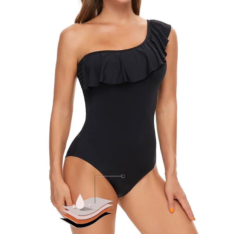 Maillot de bain menstruel femme 4 couches maillot de bain période étanche bikini menstruel culottes menstruelles absorbantes pour adolescentes