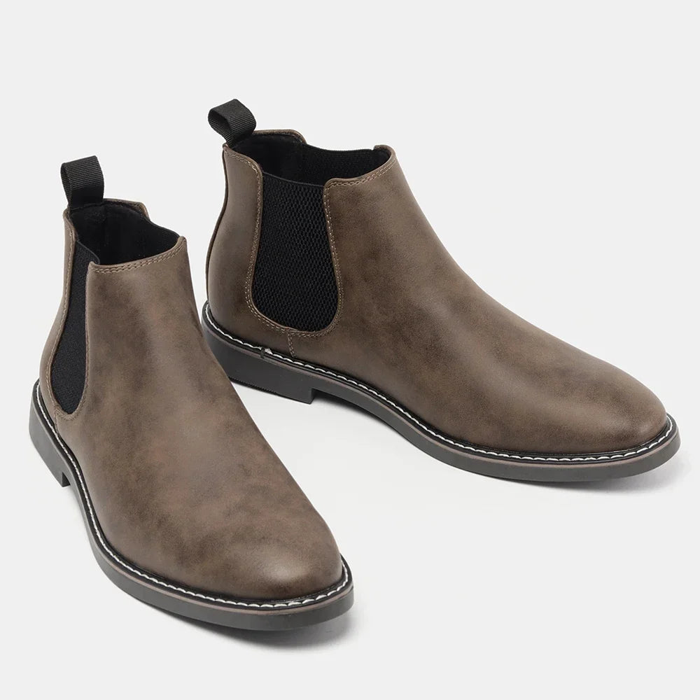 Bottes Chelsea Cuir Pleine Fleur Homme – Doublure Cuir Confort Durable
