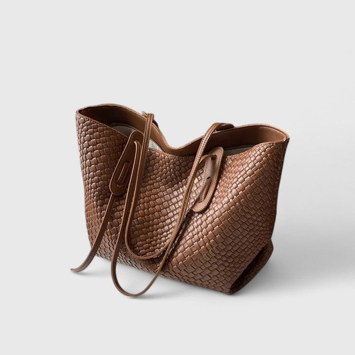 Sac tote femme tressé grande contenance