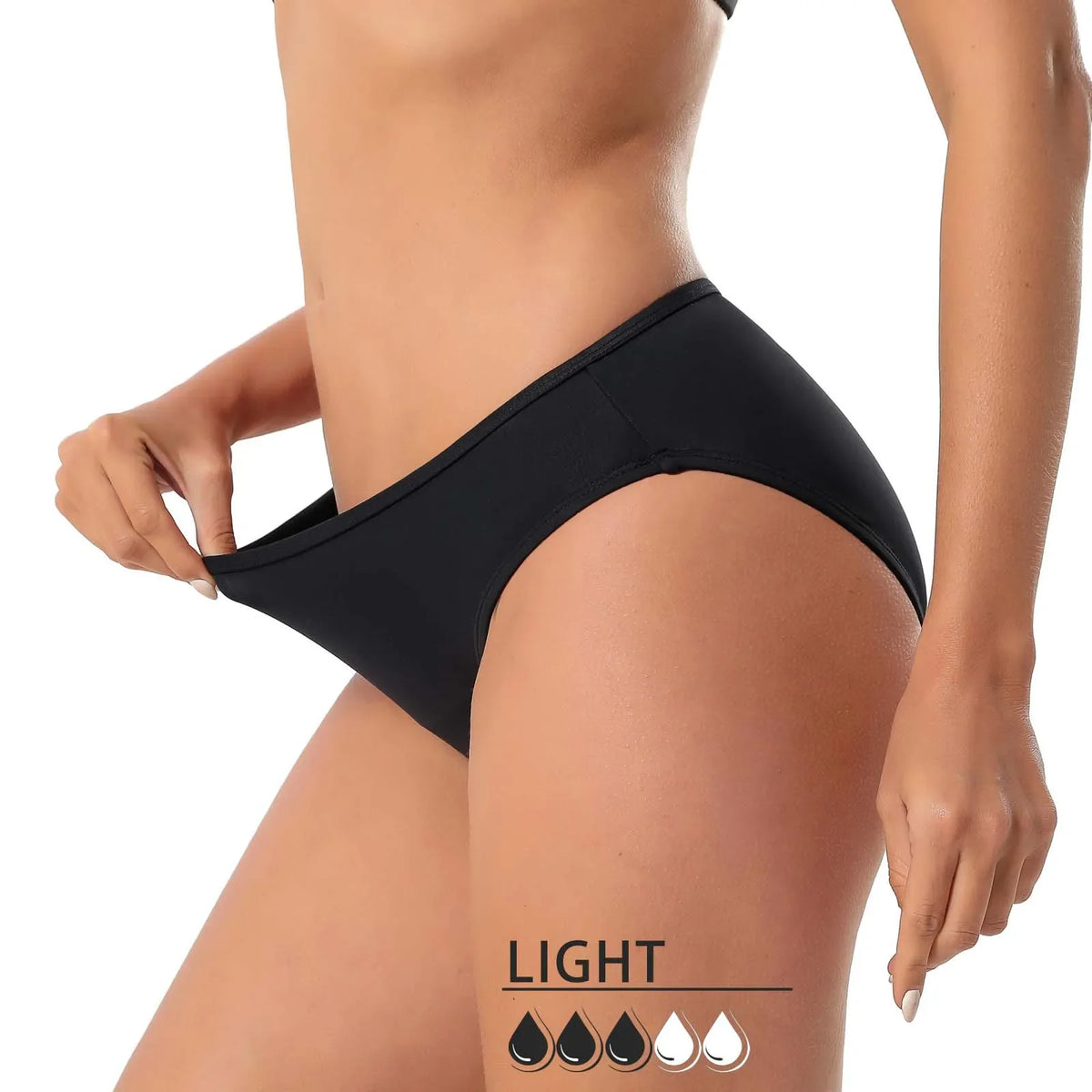 Maillot de bain menstruel femme 4 couches maillot de bain période étanche bikini menstruel culottes menstruelles absorbantes pour adolescentes