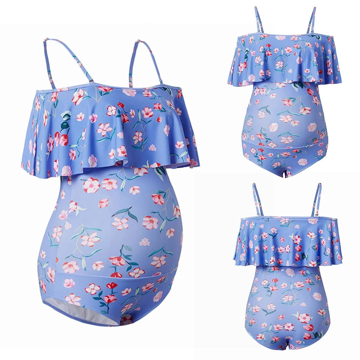Maillot de bain maternité une pièce imprimé floral