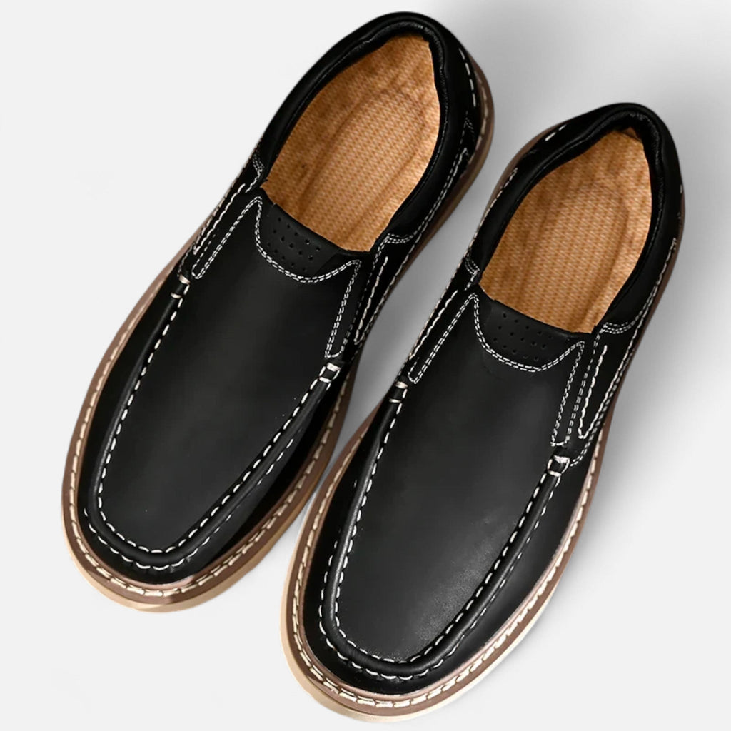 Ancienne Monde | Mocassins Homme Monza en Cuir Classique