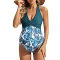 Maillot de bain maternité une pièce décolleté croisé