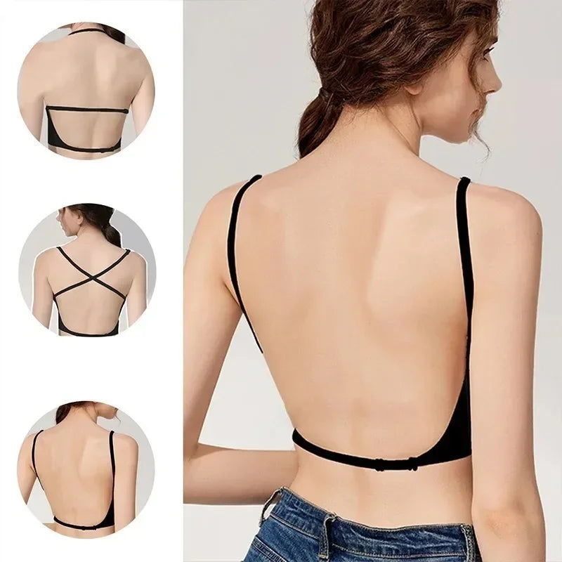 Soutien-gorge femme invisible dos nu