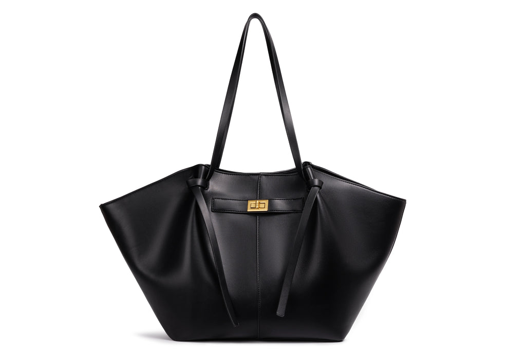Sac Cabas en Similicuir Femme – Fermoir à Verrou et Format Ample Intemporel