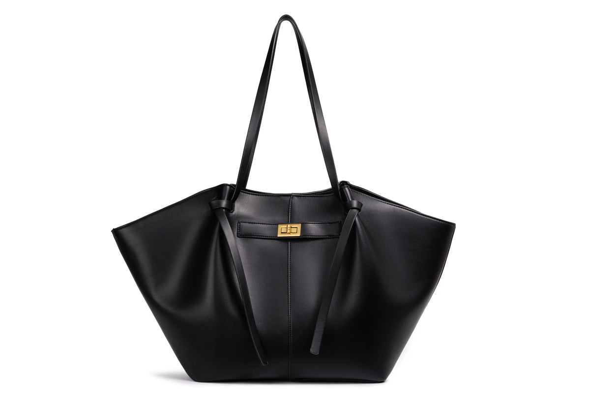 Sac Cabas en Similicuir Femme – Fermoir à Verrou et Format Ample Intemporel