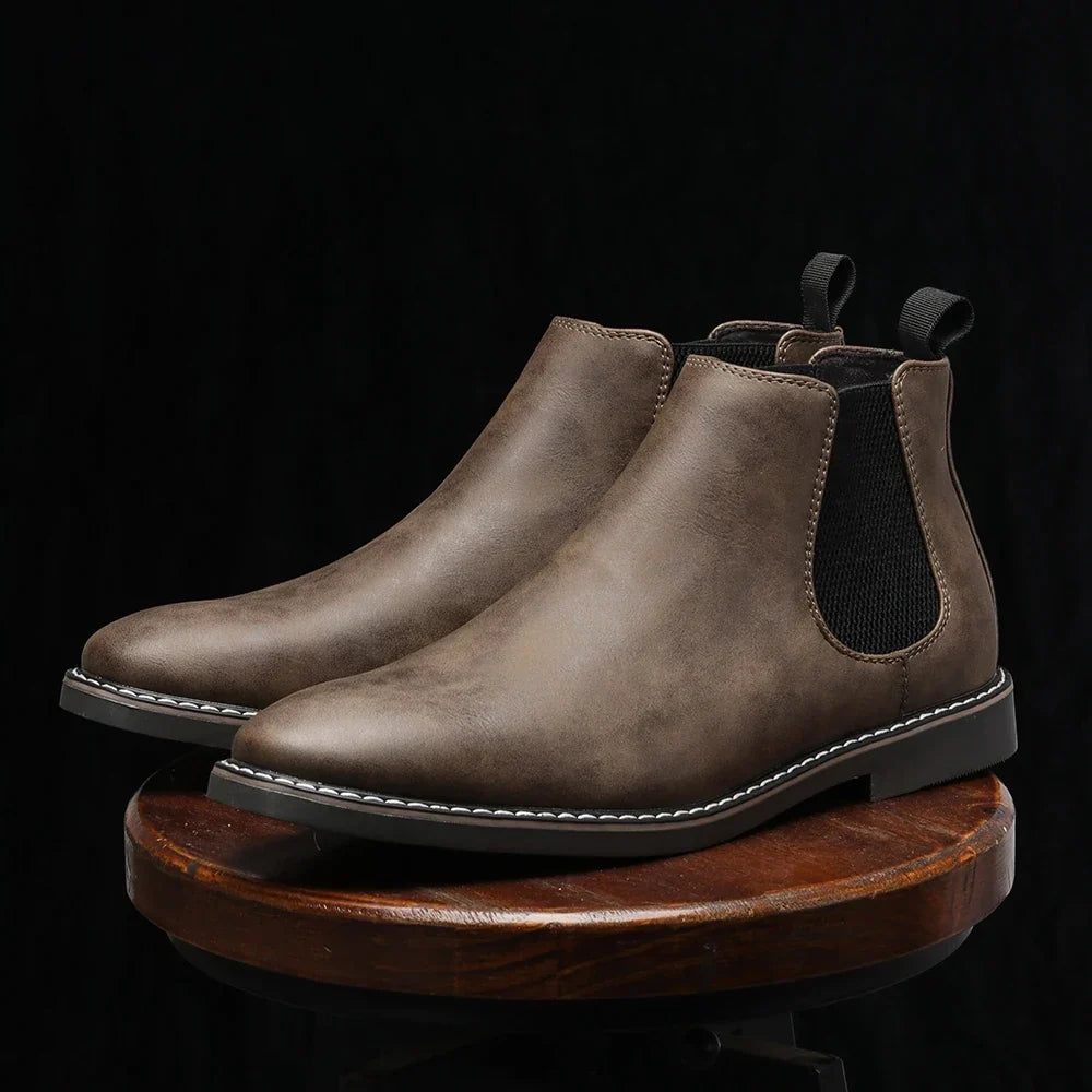 Bottes Chelsea Cuir Pleine Fleur Homme – Doublure Cuir Confort Durable