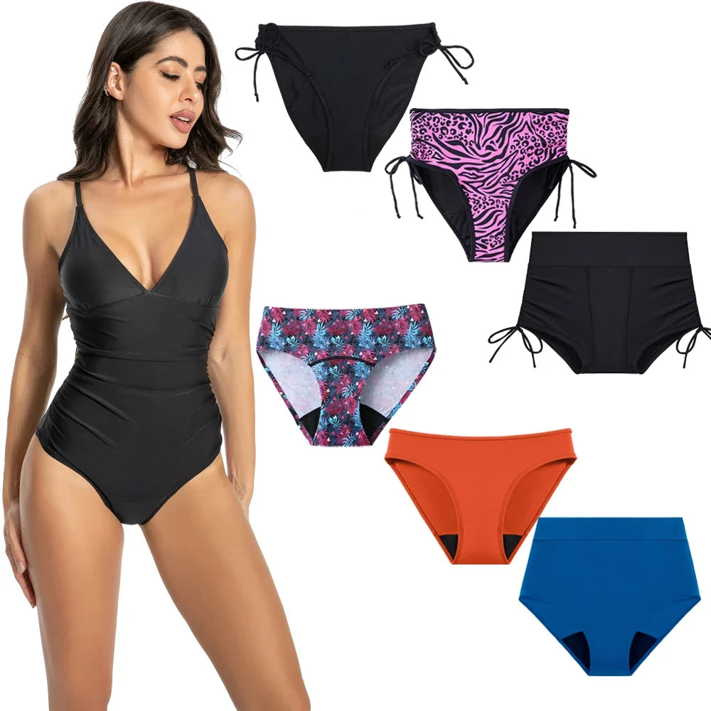 Culotte De Bain De Période Absorbante Haute