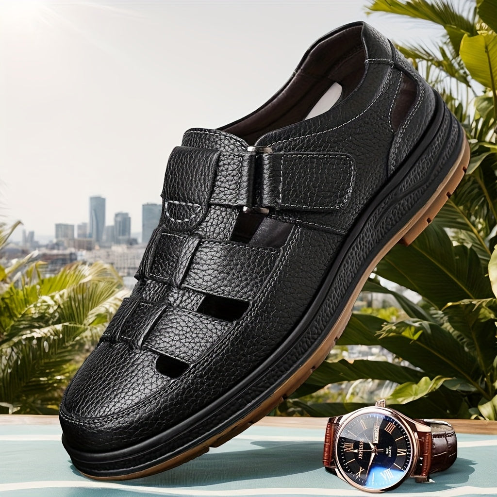 Chaussures homme daim confort slip-on