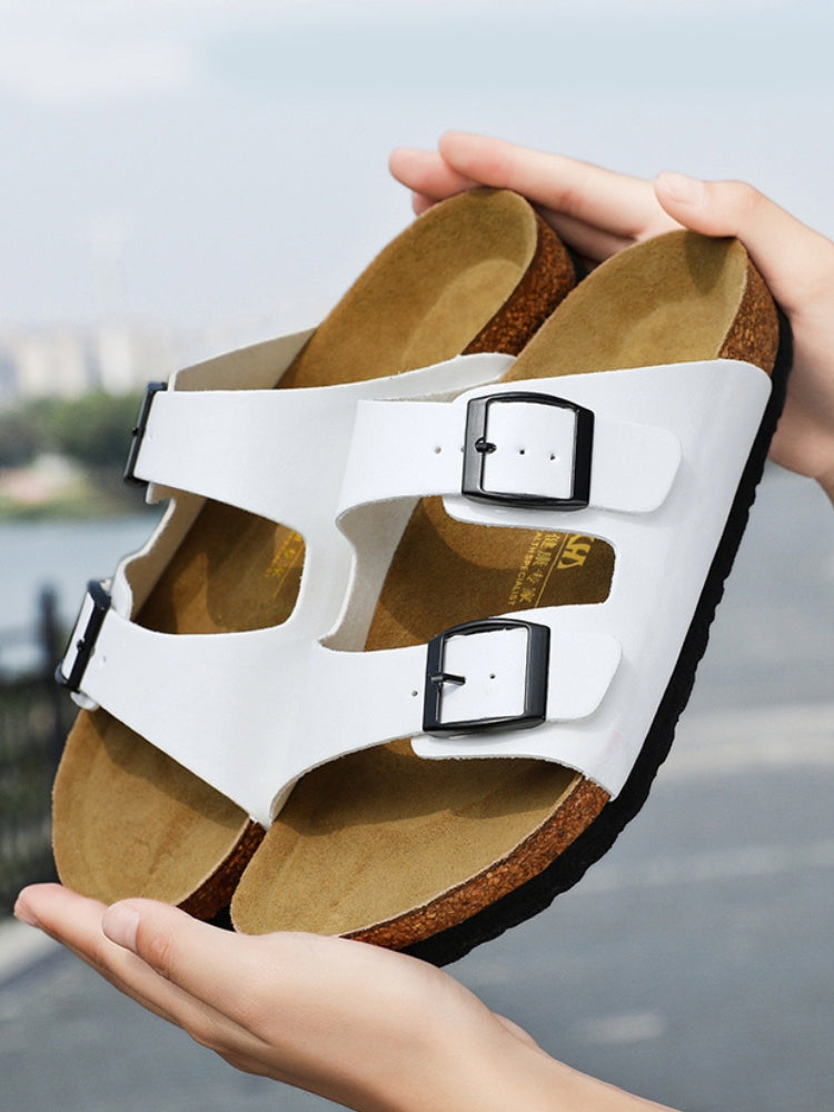 Chaussures d'été homme — nu-pieds ergonomiques à boucles de loisirs