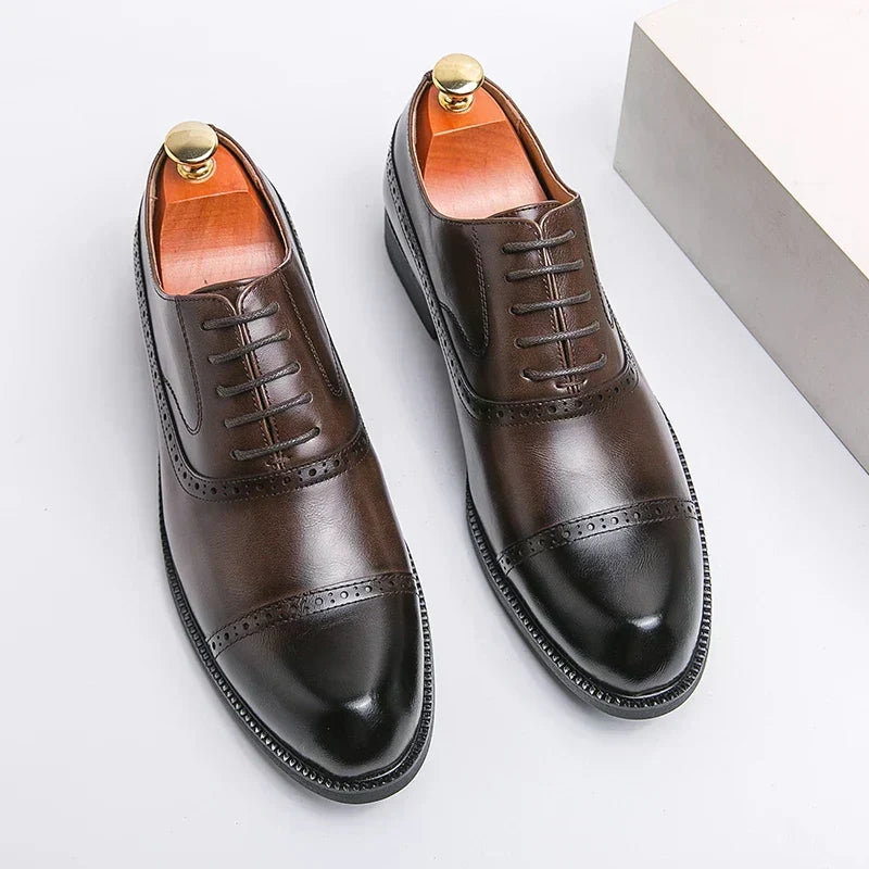Chaussures en Cuir Homme – Semelle Matelassée et Style Intemporel Raffiné