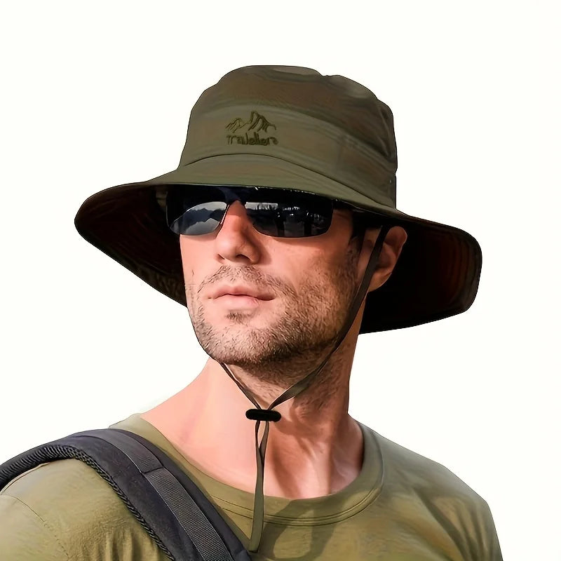 Chapeau de soleil style bucket hat de randonnée séchage rapide été