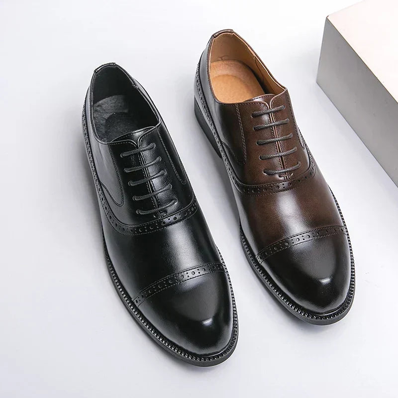 Chaussures en Cuir Homme – Semelle Matelassée et Style Intemporel Raffiné