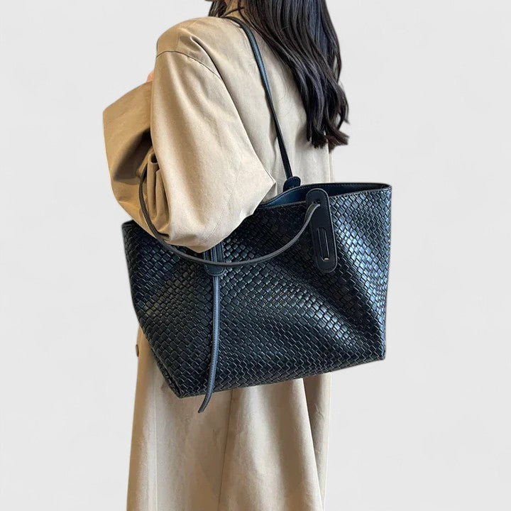 Sac tote femme tressé grande contenance