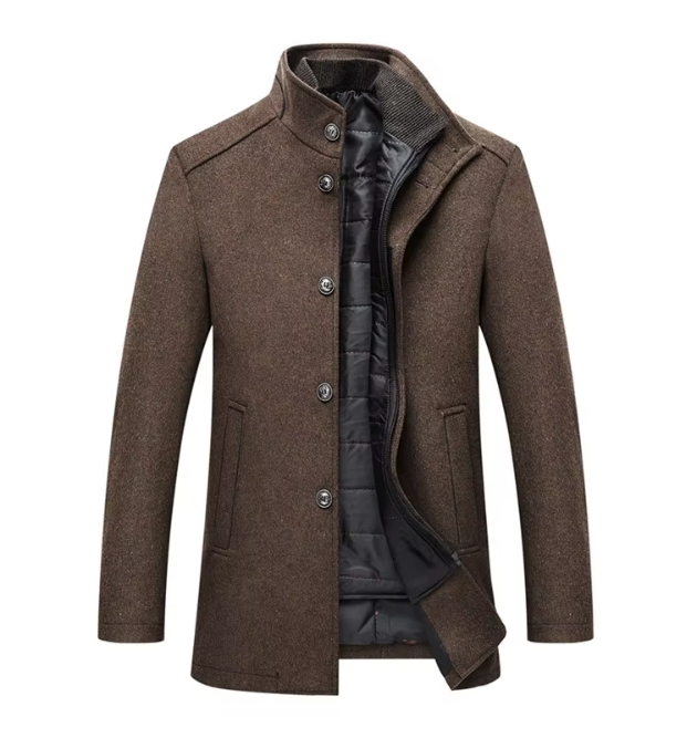 Veste Isolée Homme – Rembourrage Chaud et Coupe Classique Intemporelle