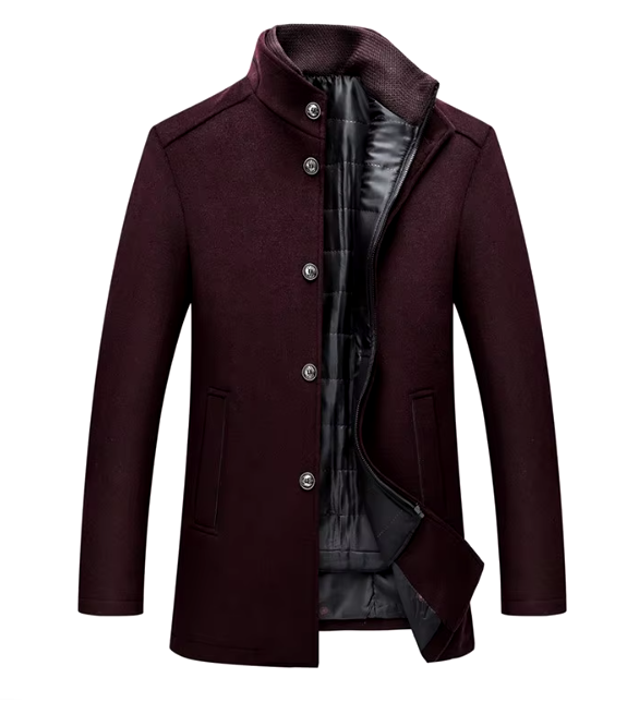 Veste Isolée Homme – Rembourrage Chaud et Coupe Classique Intemporelle