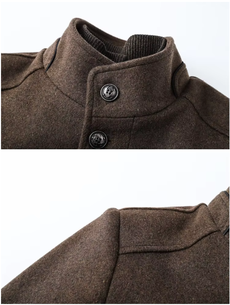 Veste Isolée Homme – Rembourrage Chaud et Coupe Classique Intemporelle