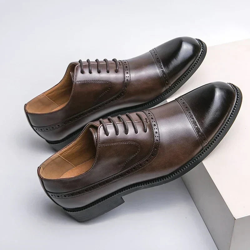 Chaussures en Cuir Homme – Semelle Matelassée et Style Intemporel Raffiné