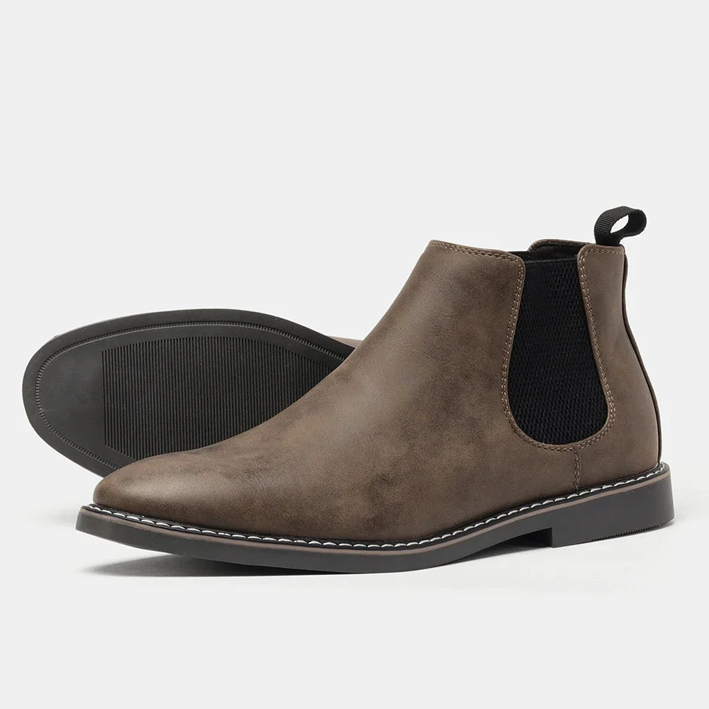 Bottes Chelsea Cuir Pleine Fleur Homme – Doublure Cuir Confort Durable