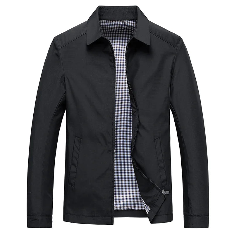 Veste Déperlante Homme – Coupe Nette et Col Classique Style Intemporel