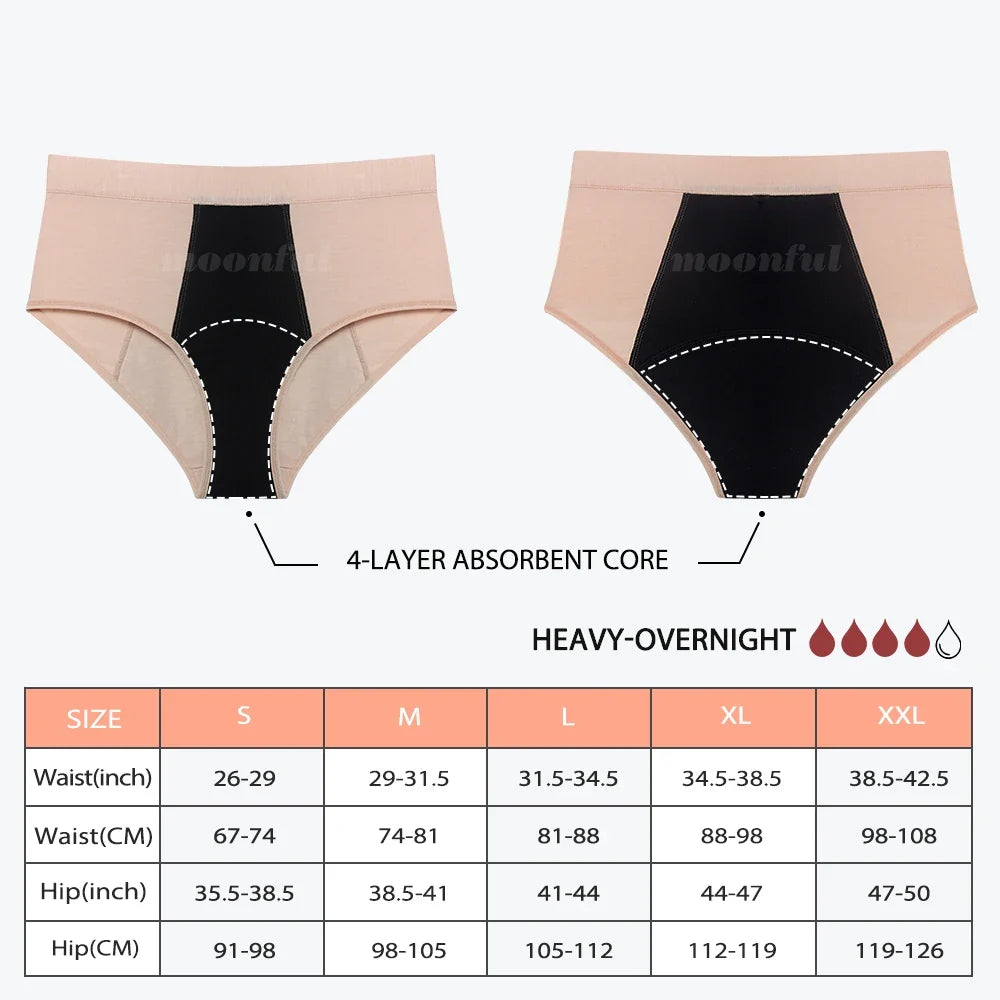 Culottes de Période Flux Abondant 3 Pièces