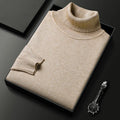 Pull en Cachemire Homme – Col Roulé Classique et Douceur Intemporelle