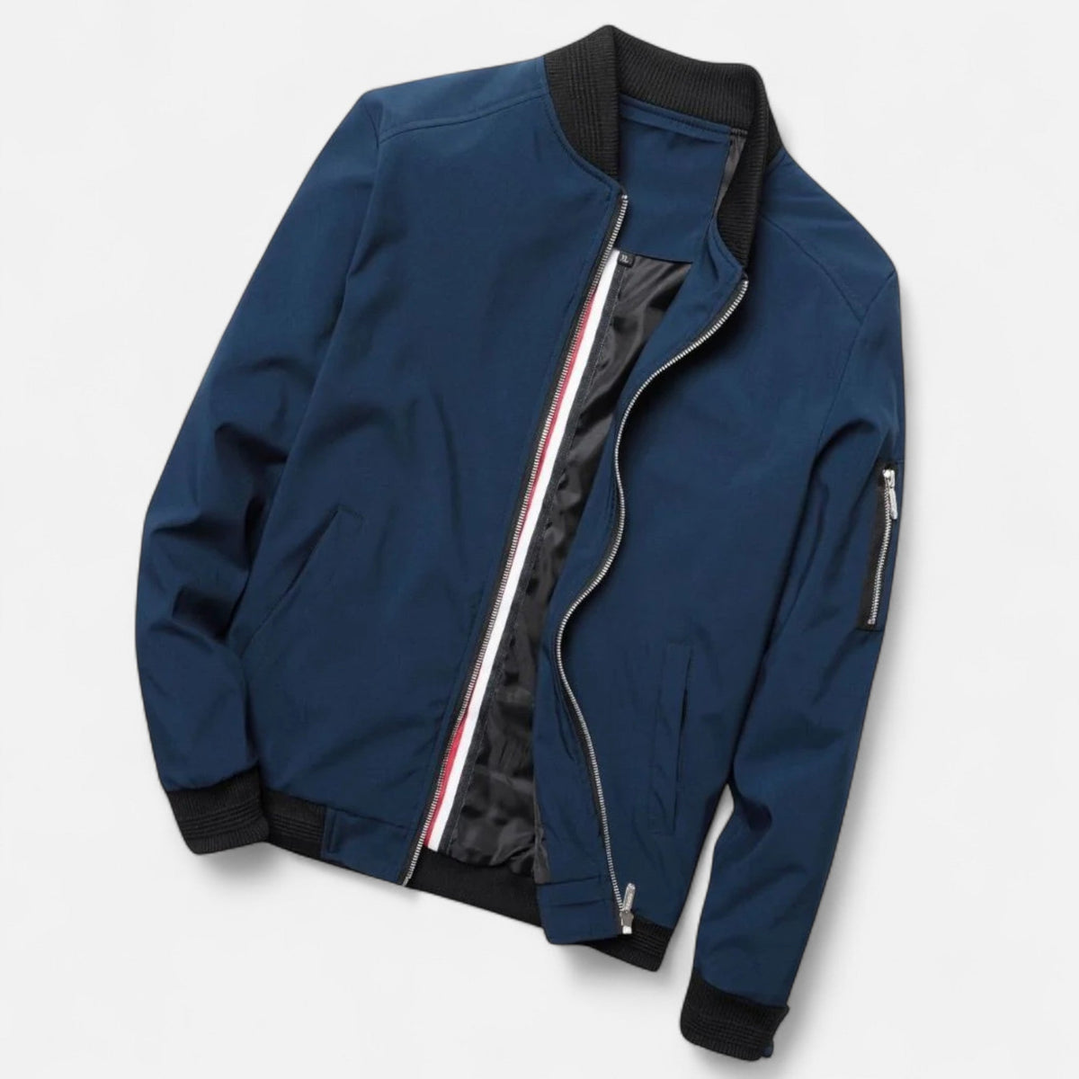 Ancienne Monde | Bomber Homme Léger Style Classique Raffiné