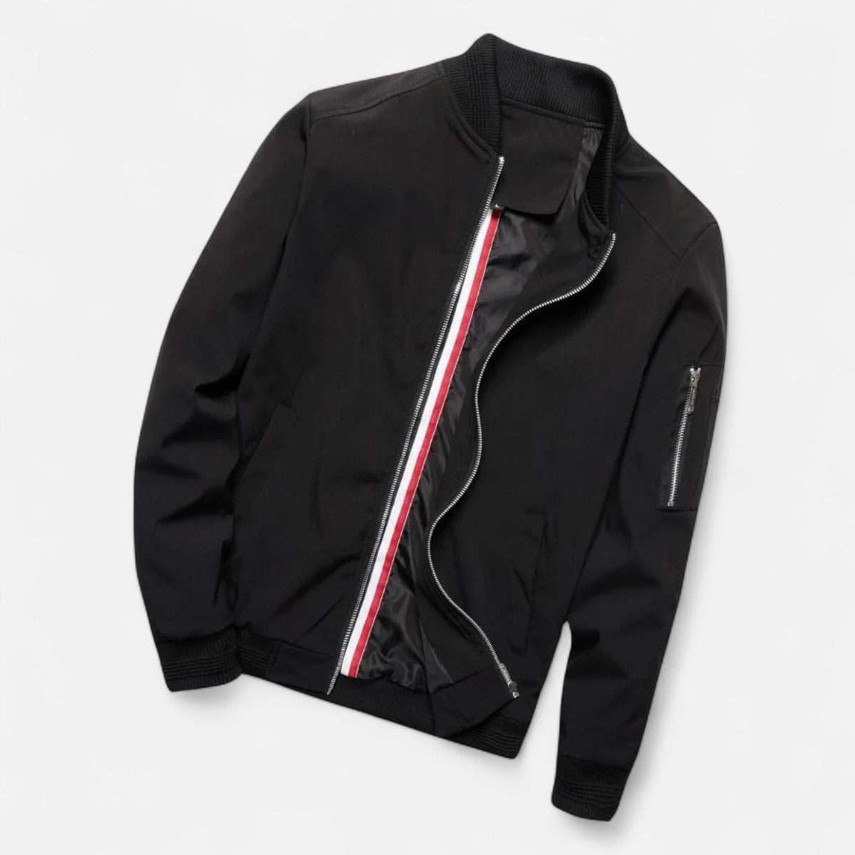 Ancienne Monde | Bomber Homme Léger Style Classique Raffiné