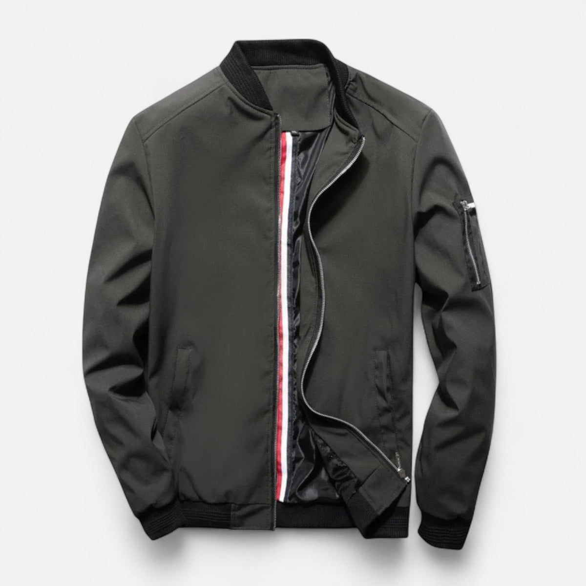 Ancienne Monde | Bomber Homme Léger Style Classique Raffiné