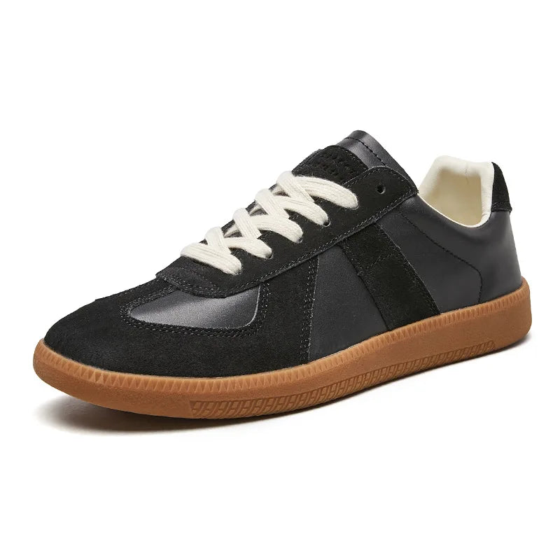 Chaussures homme daim style vintage semelle robuste