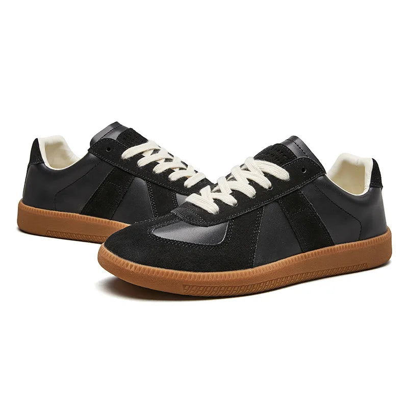Chaussures homme daim style vintage semelle robuste