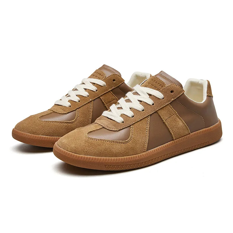 Chaussures homme daim style vintage semelle robuste