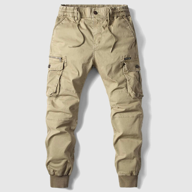 Jogger Cargo Homme – Taille Ajustable Poches Fonctionnelles Coupe Fuselée