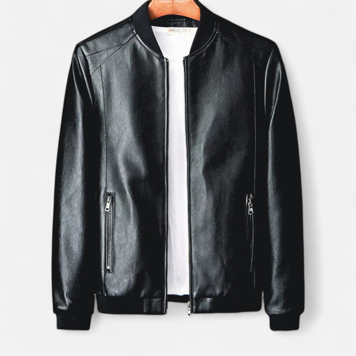 Ancienne Monde | Blouson Homme en Cuir Végan Style Classique