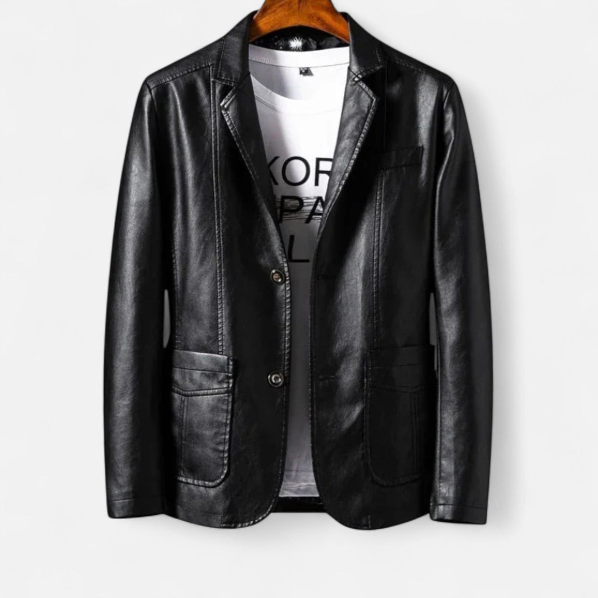 Ancienne Monde | Blouson Homme en Cuir Végan Artisan Style Héritage