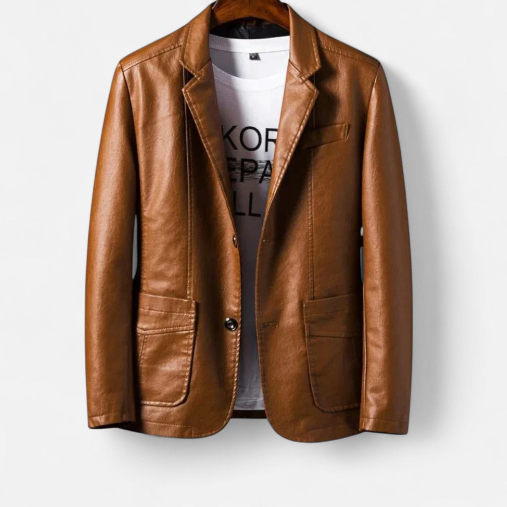 Ancienne Monde | Blouson Homme en Cuir Végan Artisan Style Héritage