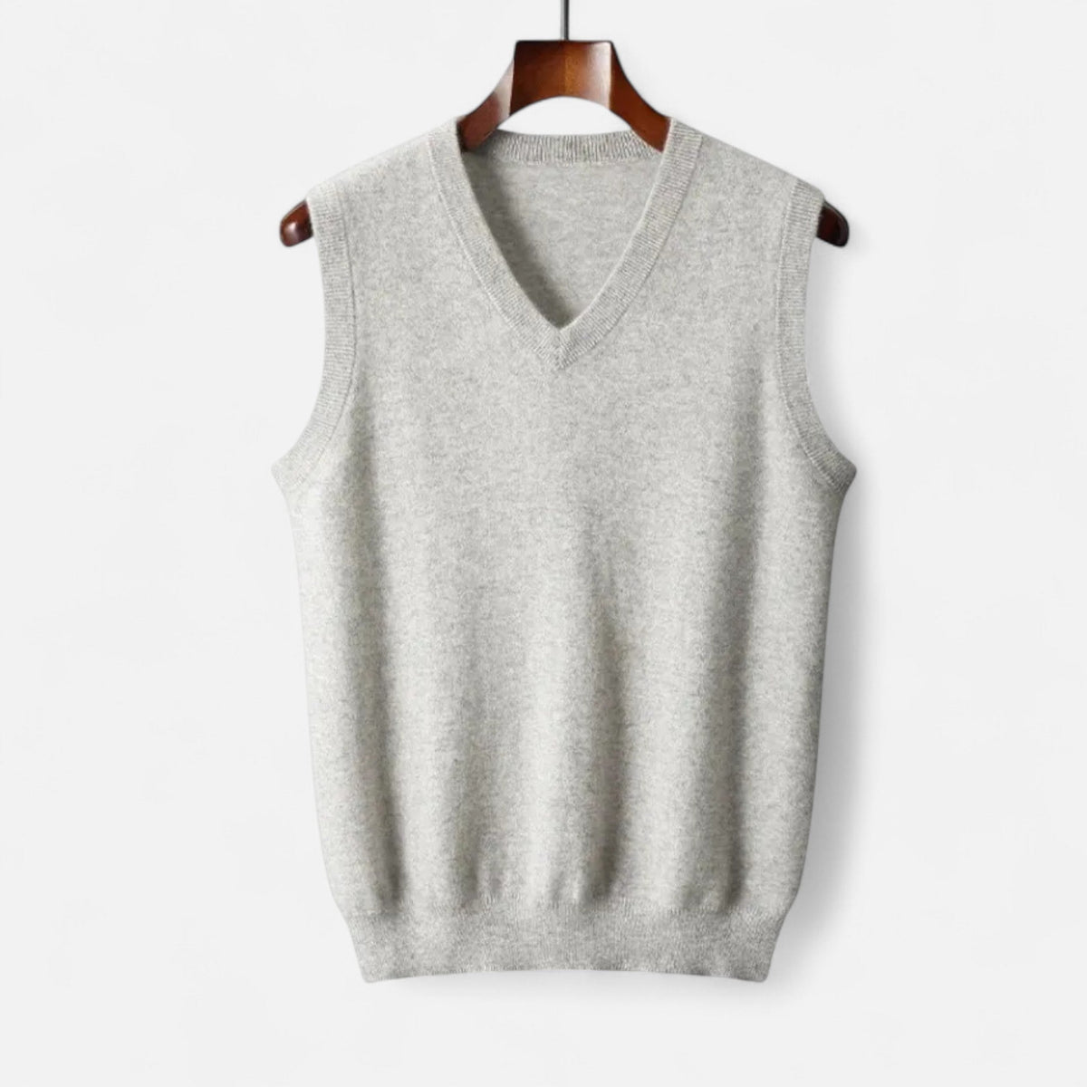 Ancienne Monde | Gilet Homme Sans Manches en Laine Mérinos Col V