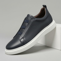 Baskets en Cuir Homme – Lacets Extensibles et Style Raffiné Intemporel