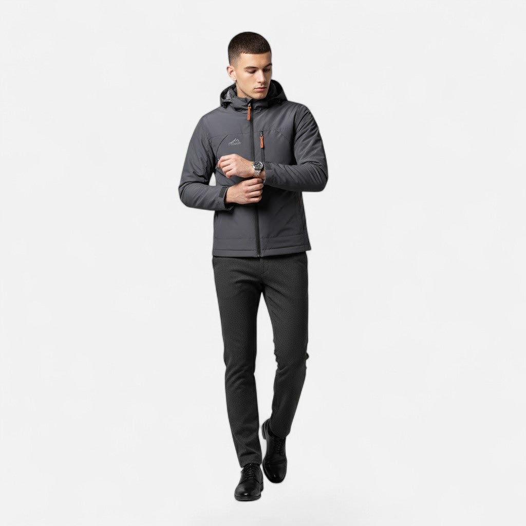 Veste à Capuche Homme – Coupe Ample Style Décontracté Intemporelle