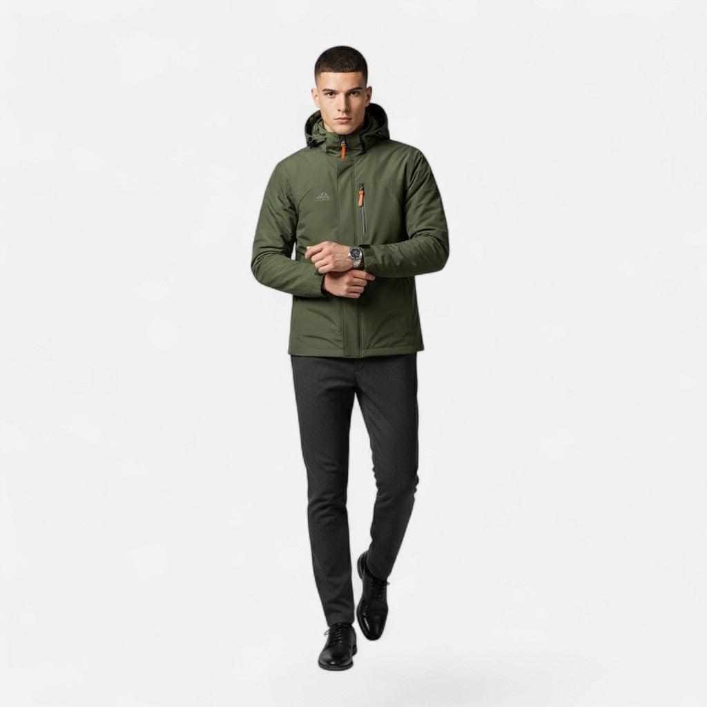 Veste à Capuche Homme – Coupe Ample Style Décontracté Intemporelle
