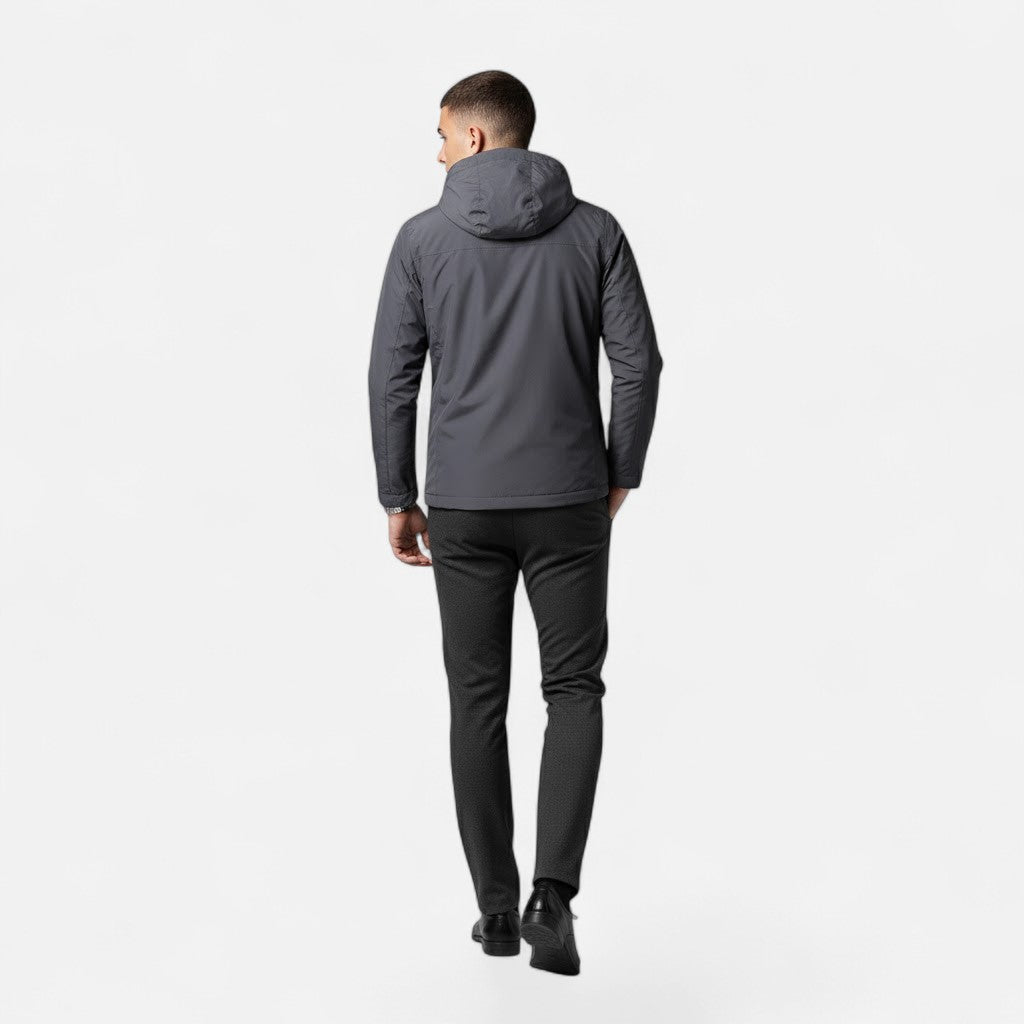 Veste à Capuche Homme – Coupe Ample Style Décontracté Intemporelle
