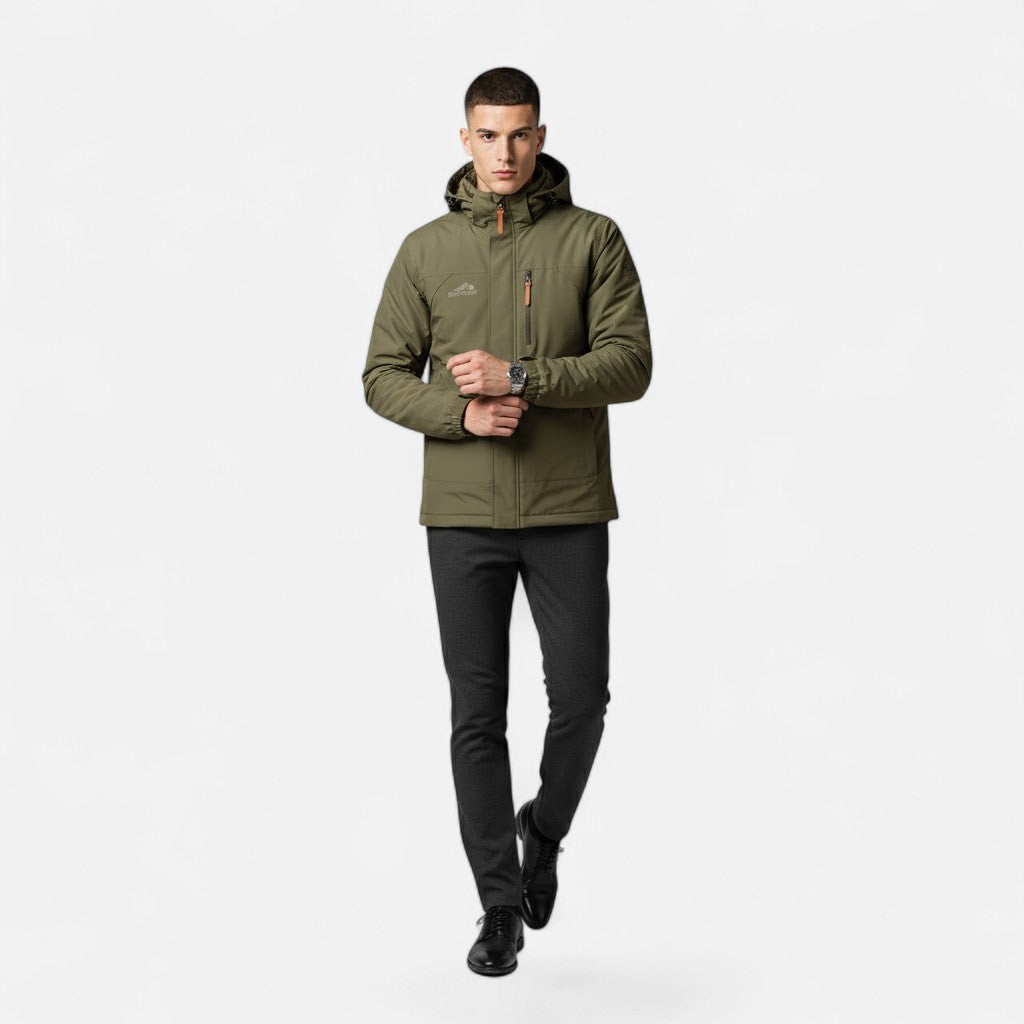 Veste à Capuche Homme – Coupe Ample Style Décontracté Intemporelle