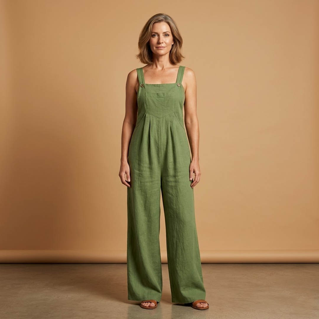 Combinaison d'été pour femme - habit ample avec poches latérales | vacances