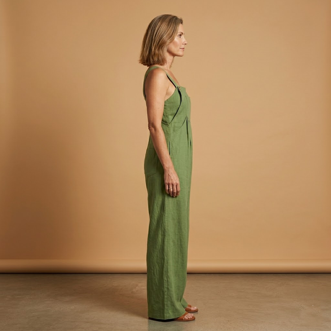 Combinaison d'été pour femme - habit ample avec poches latérales | vacances